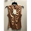 Image 2 : Group of designer clothing pieces (new w/ tags) - "Theory" ruched fitted chalk pink top (Size: S)/ "