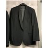 Image 3 : "Superheroes Show" - Rack full of black suit jackets/ black pants/ cream long sleeve button shirts &