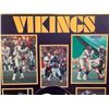 Image 2 : Framed Minnesota Vikings American Football Team 1988 NFL Starline memorabilia (approx. 22 1/2in x 35