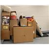 Image 1 : "Motherland: Fort Salem" - Approx. 15 boxes of misc. set dec items includes pillows/ electronics/ fl