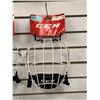 Image 2 : Group of 6 brand new hockey helmet white cages