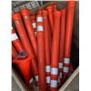 Image 2 : Wooden tote filled w/ Uline traffic delineators & cones