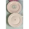 Image 2 : Group of assorted vintage style party plastic plates