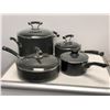 Image 1 : Group of 4 nonstick cooking pots