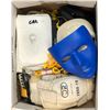 Image 2 : Large group of misc. items - cake stand / table cloths / stunt pads / stationary etc
