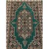 Image 2 : Olive Green Persian area rug (approx 5ft x 7 1/2ft)