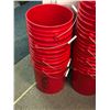 Image 2 : Large group of red buckets (10 pcs.)