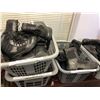 Image 2 : "Superheroes Show" Police Dept. liberty justice - 4 baskets full of Police boots