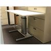 Image 2 : Modern height adjustable office desk (approx. 69in wide x 24in depth x max height 42 1/2in)