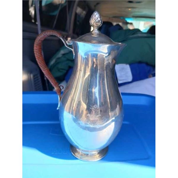 Antique 1860 Sterling Silver Water Pitcher