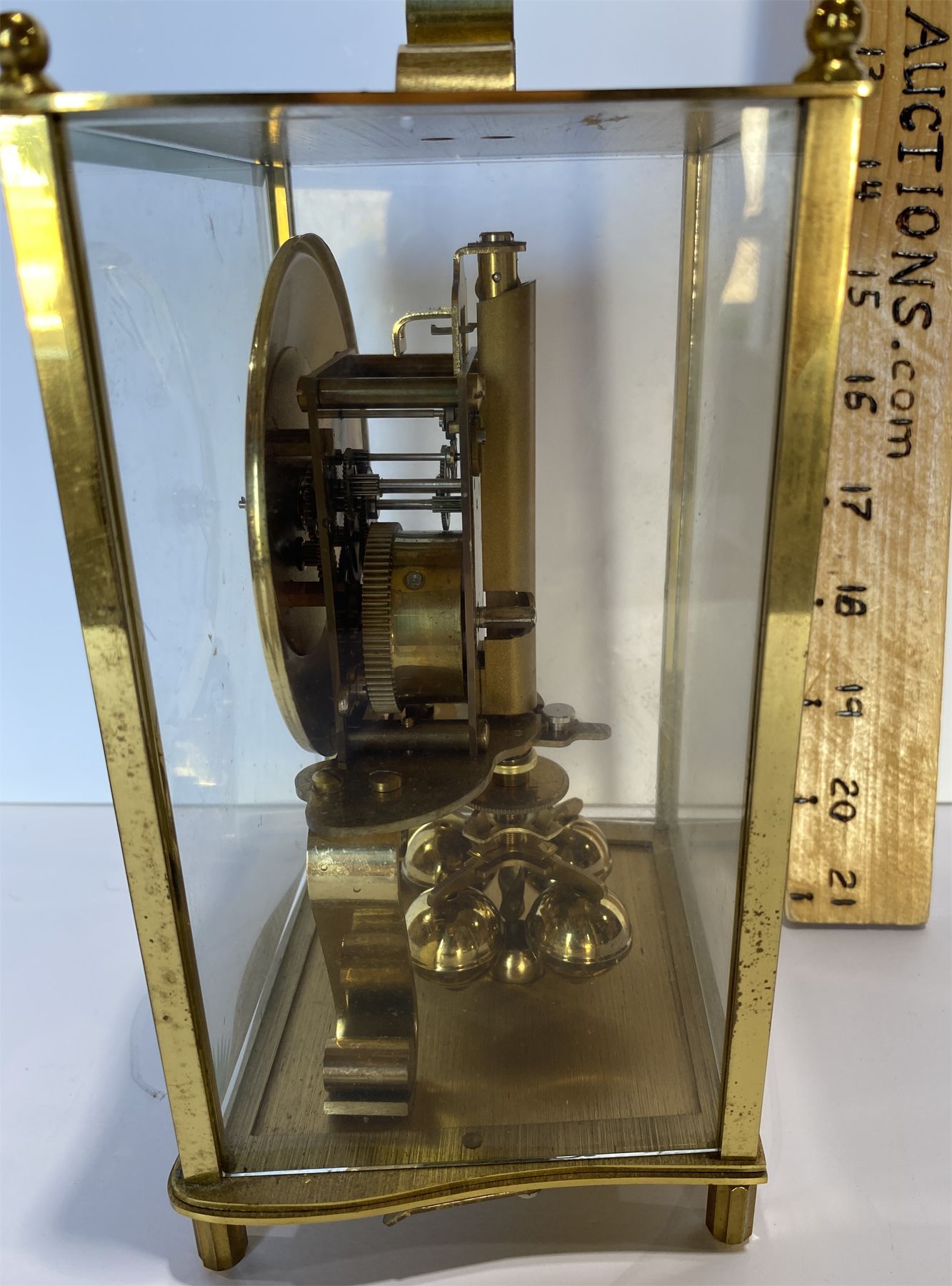 BRASS KUNDO 400-DAY MANTLE CLOCK - MADE IN GERMANY