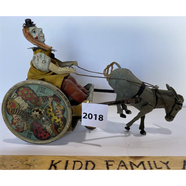 LEHMANN BALKY MULE WIND-UP TIN TOY - MADE IN GERMNAY