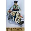 Image 1 : MODERN TOYS JAPAN BATTERY OPERATED TIN POLICE MOTORCYCLE RIDER