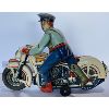 Image 4 : MODERN TOYS JAPAN BATTERY OPERATED TIN POLICE MOTORCYCLE RIDER