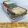 Image 2 : P.D. HIGHWAY PARTROL OLDSMOBILE TIN FRICTION CAR - ICHIKO JAPAN