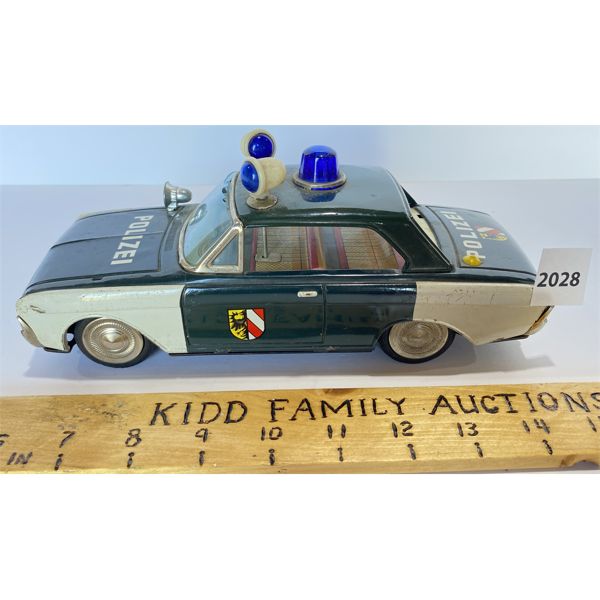 POLIZEI TIN FRICTION CAR - ICHIKO JAPAN