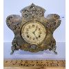 Image 1 : ORNATE METAL BODY MILAN MANTLE CLOCK - ITALY
