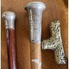 Image 2 : LOT OF 7 - MIXED VINTAGE WALKING STICKS & FENCING FOIL