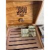 Image 2 : LOT OF 4 - CIGAR HUMIDOOR & CIGARETTE CASES