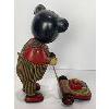 Image 3 : WIND-UP BEAR PUSHING LAWN MOWER - MADE IN JAPAN