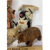 Image 2 : JOB LOT - QTY MISC FELT COVERED WIND-UP TIN TOYS 