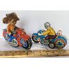Image 2 : LOT OF 2 - WIND-UP AND FRICTION TIN MOTORCYCLES - 
