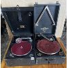 Image 1 : LOT OF 2 - RECORD PLAYERS - HIS MASTERS VOICE & COLUMBIA