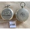 Image 2 : LOT OF 2 - RAILWAY THEME POCKET WATCHES