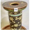 Image 2 : POTTERY PEDESTAL W/ MAKERS STAMP - 19.5in