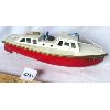 Image 2 : SUTCLIFFE - JUPITER TIN WIND-UP BOAT WITH ORIG BOX