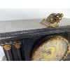 Image 2 : INGRAHAM WOOD BODY MANTLE CLOCK W/ GILT FACE