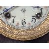 Image 3 : ANSONIA NEW YORK CAST(?) METAL MANTLE CLOCK 