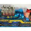 Image 2 : MODERN TOYS BATTERY OPERATED TIN PISTON BLUE MOUNTAIN EXPRESS W/ BOX