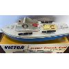 Image 2 : SUTCLIFFE WIND UP TIN BOAT - VICTOR MOTOR TORPEDO 