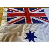 Image 2 : FLAG MARKED AUSTRALIA NAVY COTTON 27x56 INCHES 