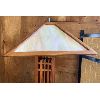 Image 2 : LOT OF 2 - TEAK AND STAINED GLASS FLOOR LAMP AND ASIAN DESIGN PRIVACY SCREEN 