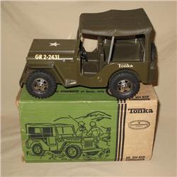 Tonka #304 Army Jeep Commander in Original Box