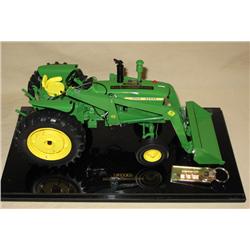 JD 3020 w/ #48 Loader Precision "2005 Ertl Sales Performance Award" in original showcase