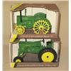 Image 1 : (2) JD Tractors--D on steel & 70 wide front