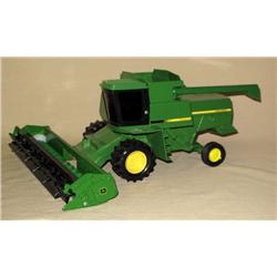 JD Titan II Combine w/ bean head