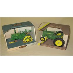 (2) JD Tractors--G on Rubber & GP Wide Tread