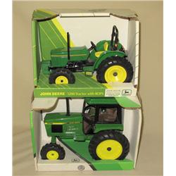 (2) JD Tractors--5200 ROPS FWA Collector's & 2755 Utility
