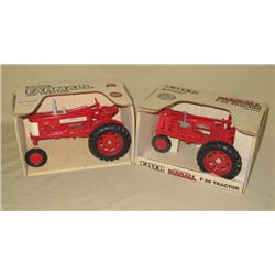 (2) IH Farmall tractors--Red F-20 & 350 wide front