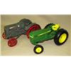 Image 1 : (2) Tractors--Case L on steel & JD Utility tractor