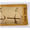 Image 4 : Antique Stereoview Card Woman on Log