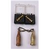 Image 1 : Coca Cola Gold Bottle Charms and Keychain
