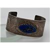 Image 1 : Sterling Silver Lapis Lazuli Bracelet Cuff