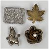 Image 1 : Collection of Sterling Silver Brooches