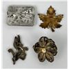 Image 2 : Collection of Sterling Silver Brooches