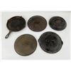Image 1 : Collection of Cast Iron Skillet Pan Lids